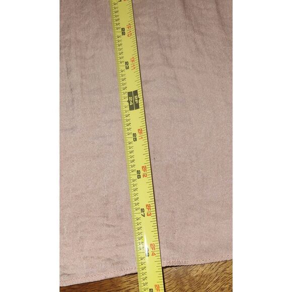 Jones & Co Jones New York Size 2X blouse top silky look breezy tan/peach color b - Picture 8 of 13